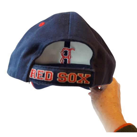 Boston Red Sox MLB Gameday Genuine Merch Blue Baseball Hat Cap Bosox by TEI - Picture 2 of 8